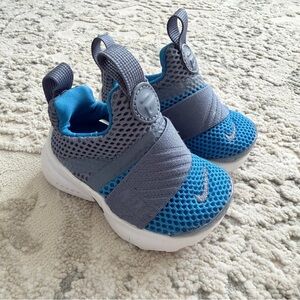 NIKE Presto Mesh Slip On Sneakers Blue Gray Size 3C Baby Unisex